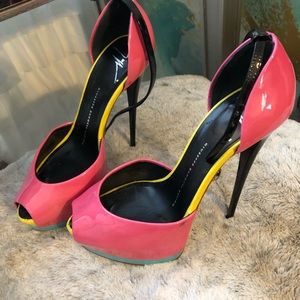 Giuseppe Zanotti Multi colored heels